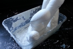 Assignment 3 - Project 2 - Moulding and Casting - Casting the Internal Space of a Vessel - Plaster of Paris - Hand
