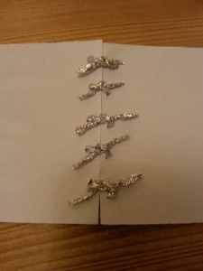 Paper with aluminium cords